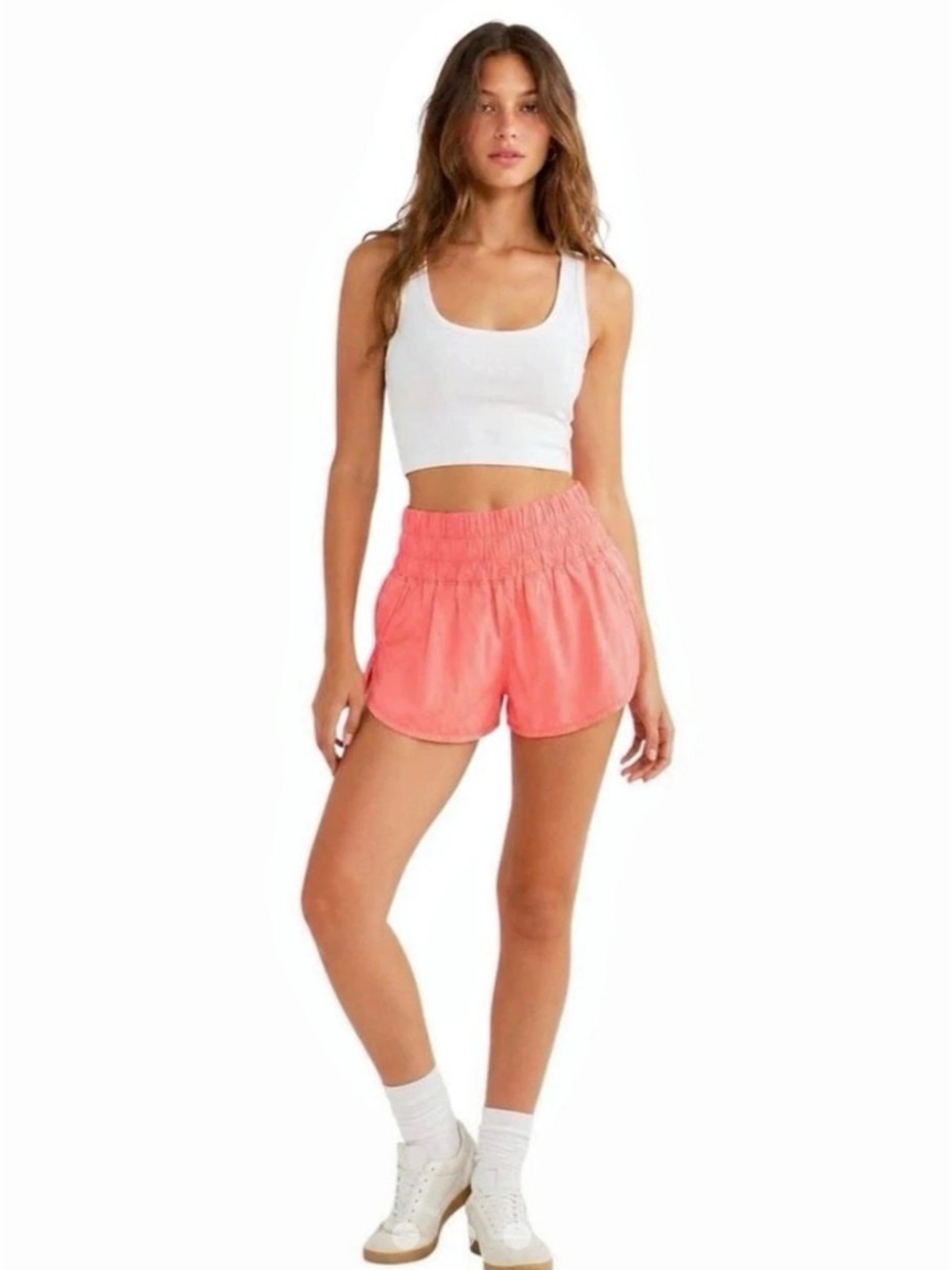 Free People FP Movement The Way Home Short Pink Athletic Shorts Large